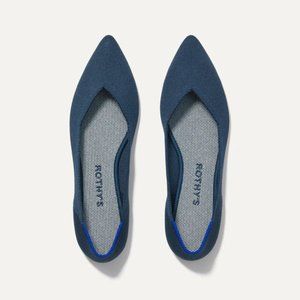 Rothy's The Point Flat - New in Box - Navy Blue - Size 10